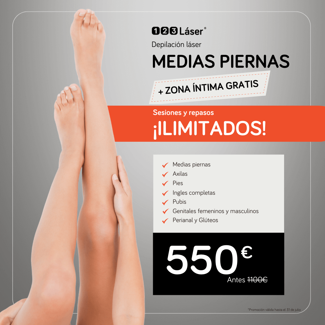 Precio laser medias piernas sale