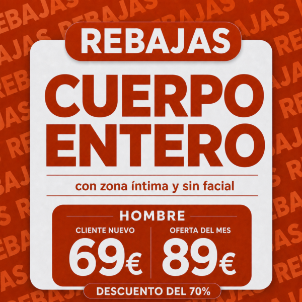 Cuerpo entero + ZONA INTIMA Hombre